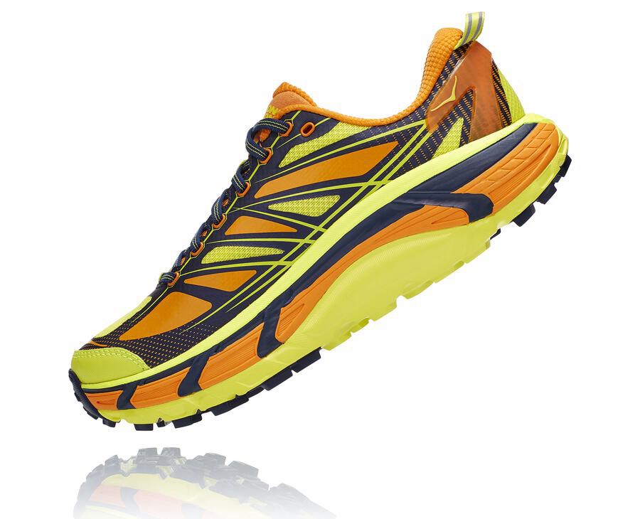 Hoka One One Mafate Speed 2 Trailskor Herr - Ljusguld/Rosa - WEXQT-0486